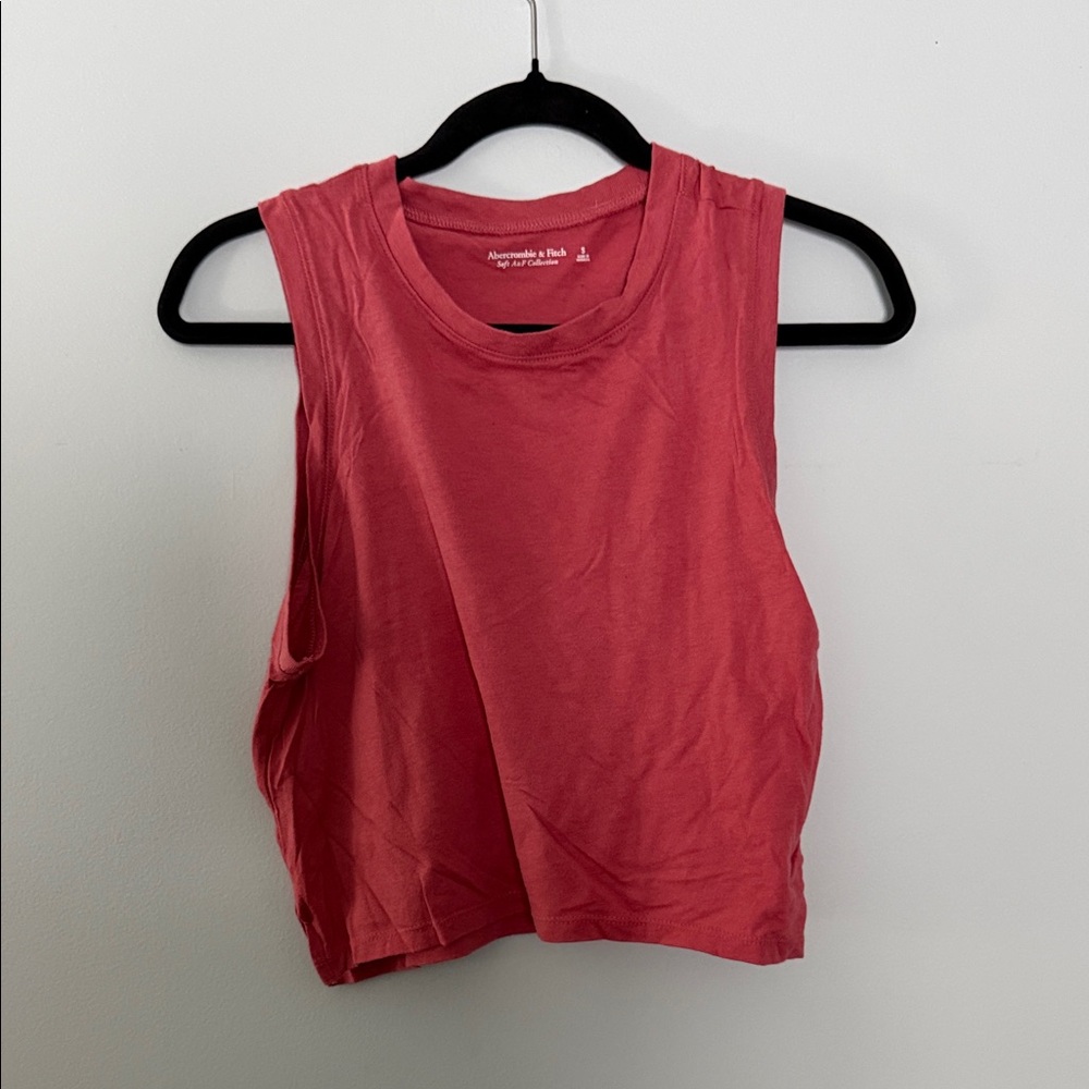 Abercrombie & Fitch Dark Salmon Muscle Tee